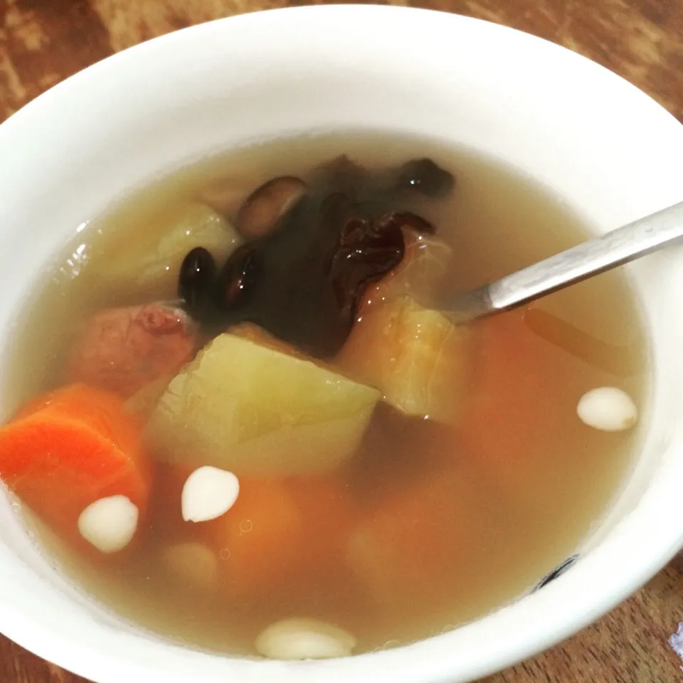 Healthy papaya black fungus soup.|Kenex Kum Chee Kuanさん