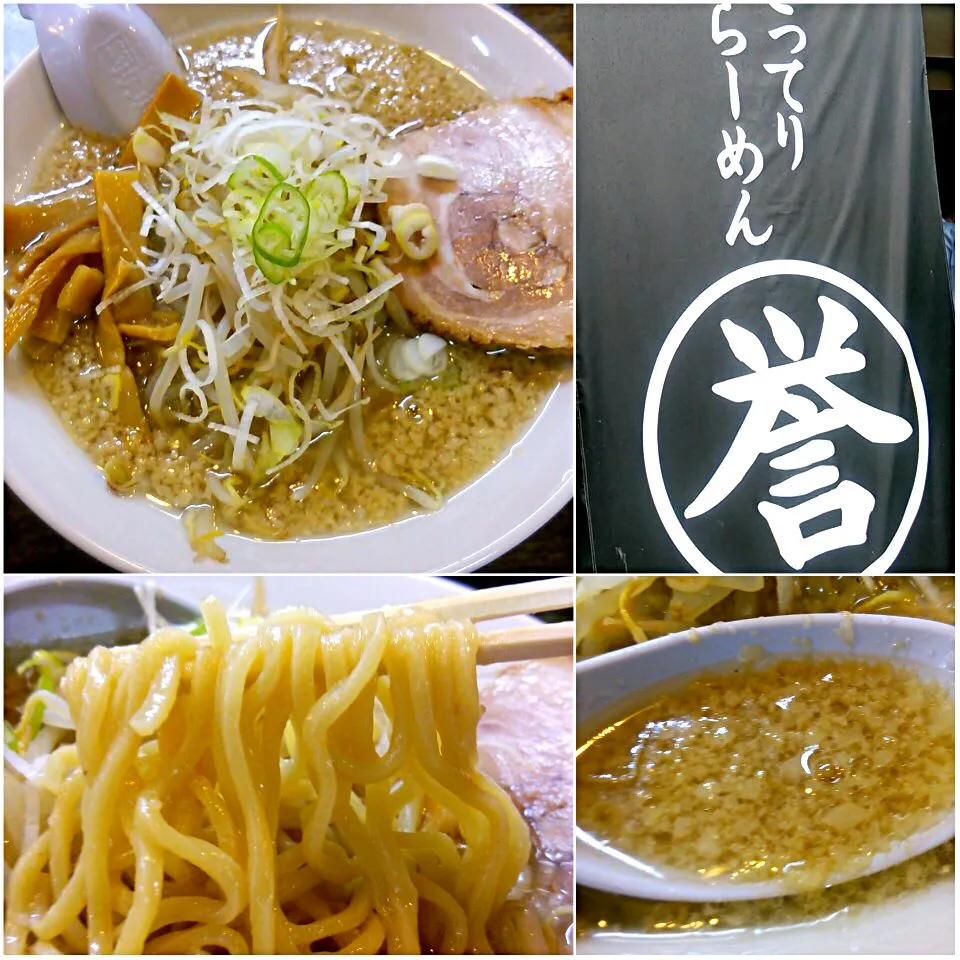 Snapdishの料理写真:こってりらーめん誉＠柏
しょうゆらーめん 750円
#ラーメン #千葉県柏市 #柏駅 #2015-171|しんたたさん