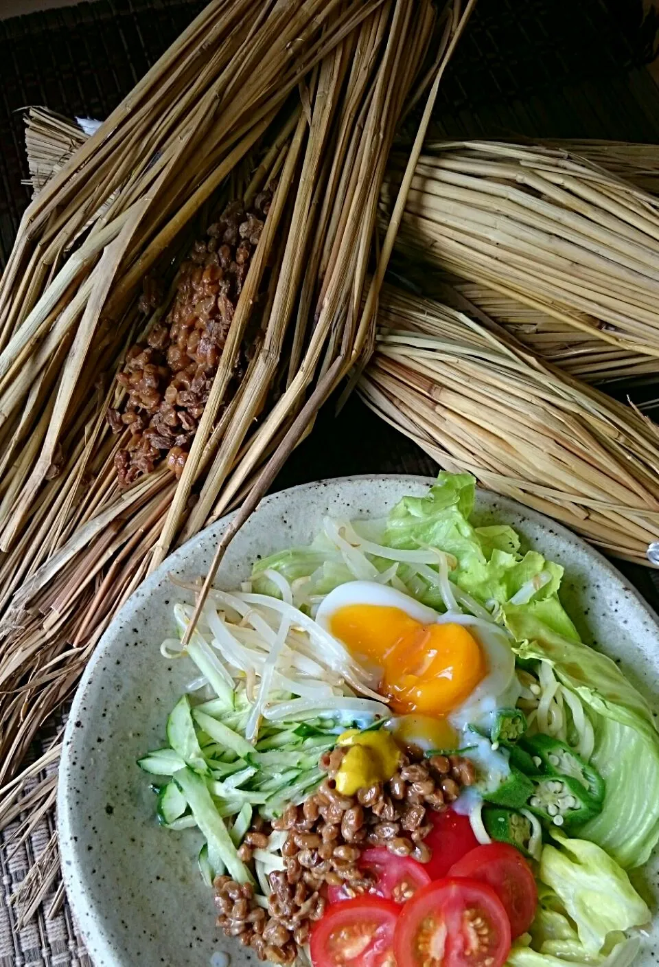 Snapdishの料理写真:納豆中華麺🍴|ゆず( ˘ ³˘)♥さん