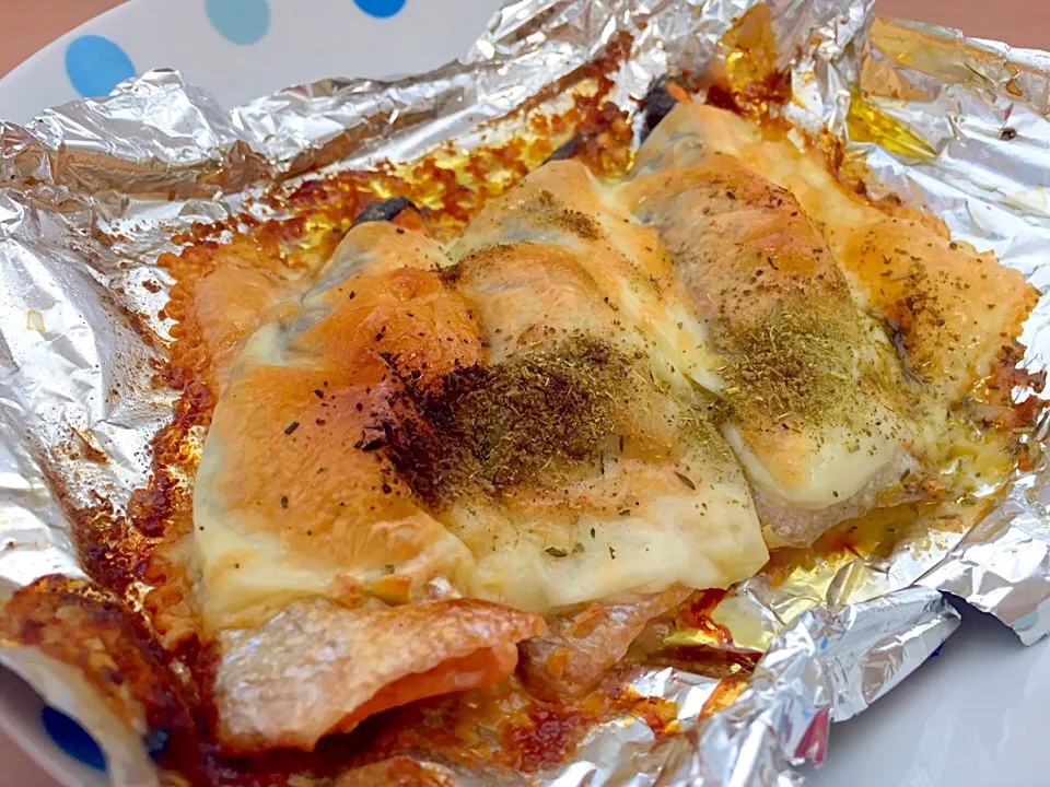 Roasted salmon with butter and cheese|ハーさん