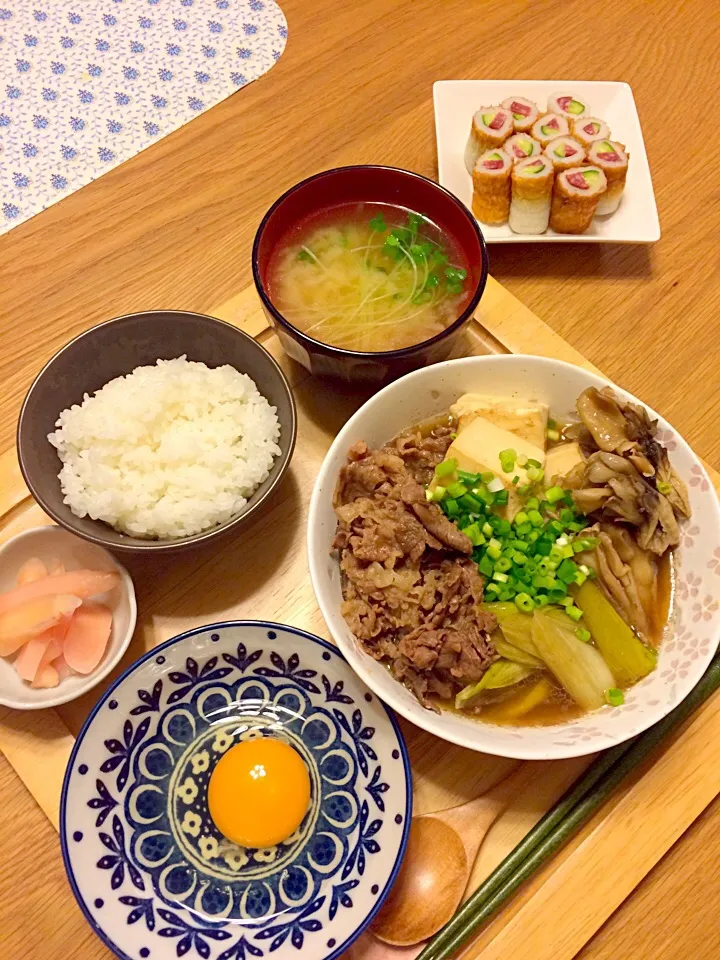 肉豆腐   定食|nanaママさん