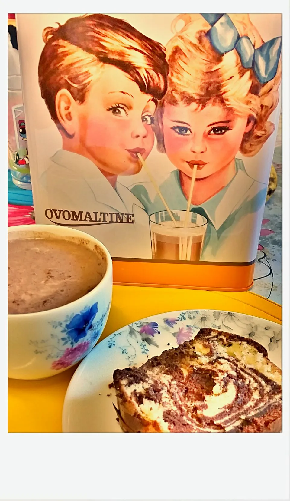 selfmade marble cake with chocolate (Ovomaltine)|Najeskaさん