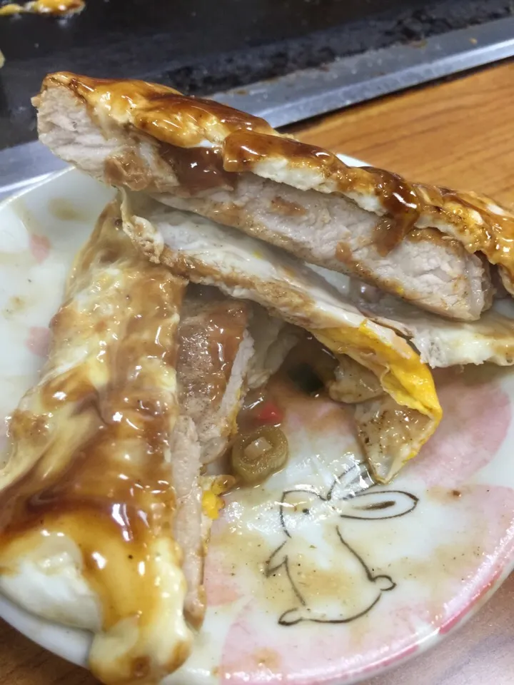 Snapdishの料理写真:とん平焼き|Naohiro Haraさん