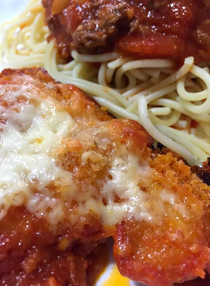 ~ Chicken Parmesan and spaghetti|Luna_Abm 💋さん