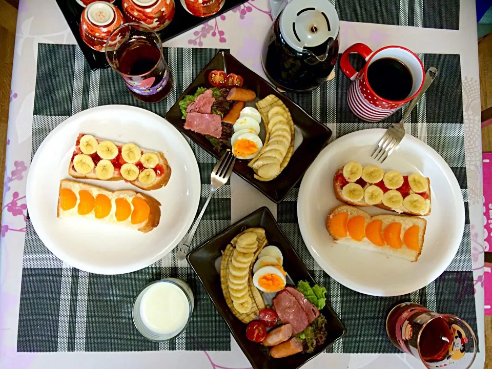 Fruity breakfast on Sunday (*^_^*) good morning everyone here in SD enjoy cooking add a pinch of smile in your kitchen 😊|Babyluv Cabrera Ocampoさん