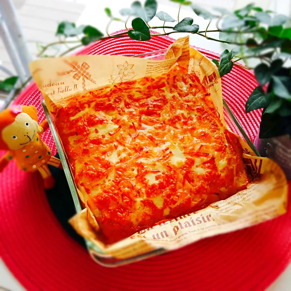 ベーコンとチーズのフォカッチャ|りりーさん