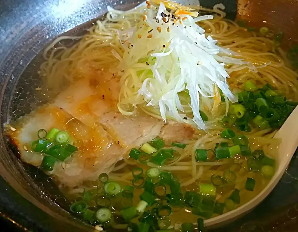 日替り 白海老塩ラーメン|哲さん