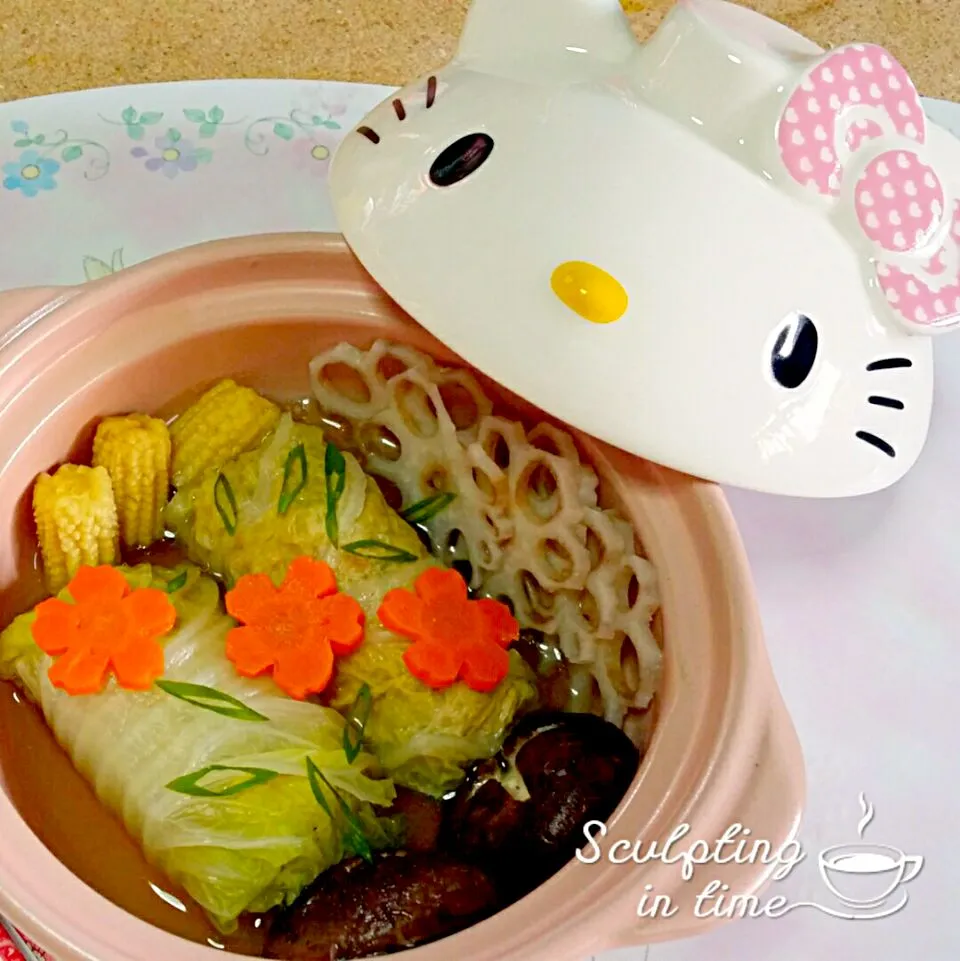 Cabbage rolls in chicken broth|Chua Jeanさん