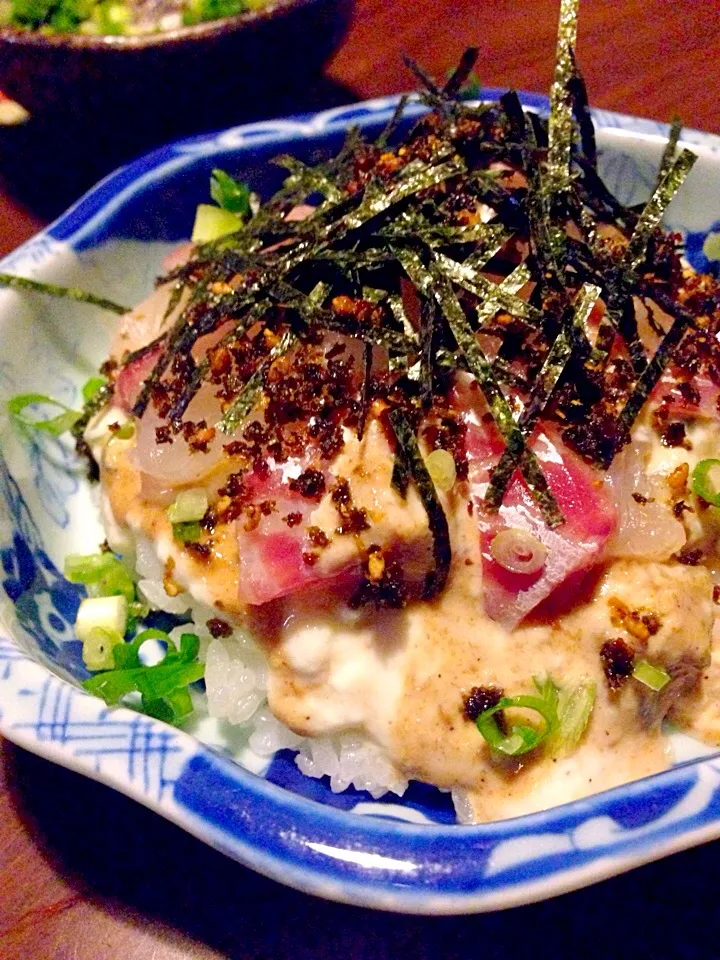 真鯛胡麻豆腐だれでプチ丼♪|ちーちさん