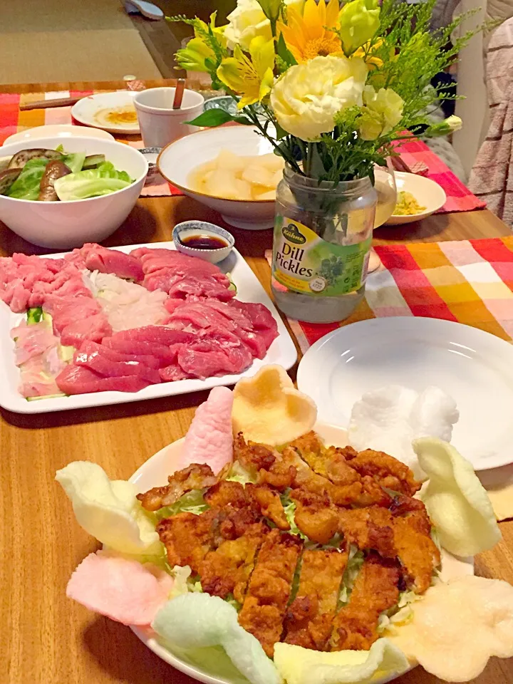 Snapdishの料理写真:父の日手料理|スカポンタスさん