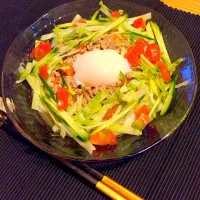 Snapdishの料理写真:エスニック風の冷麦|Sae Okanoさん