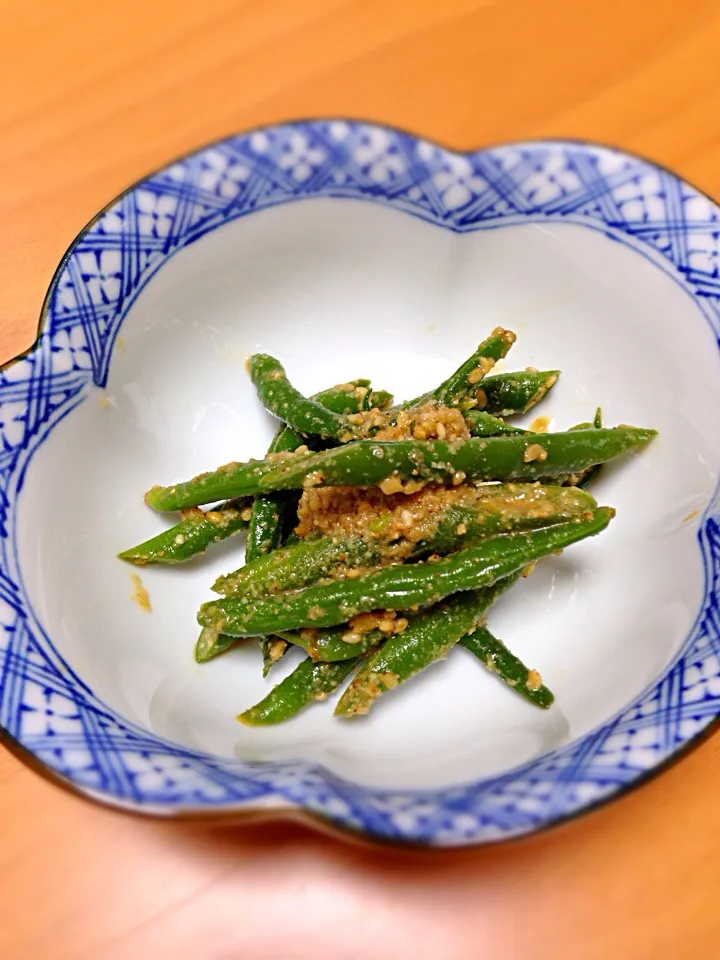 インゲン胡麻和え|レモネードさん