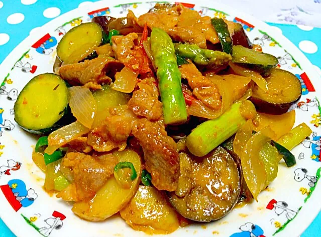 豚肉と野菜炒め物 - Pork & mixed vegetables stir fry 😋✨❤️|Liezlさん