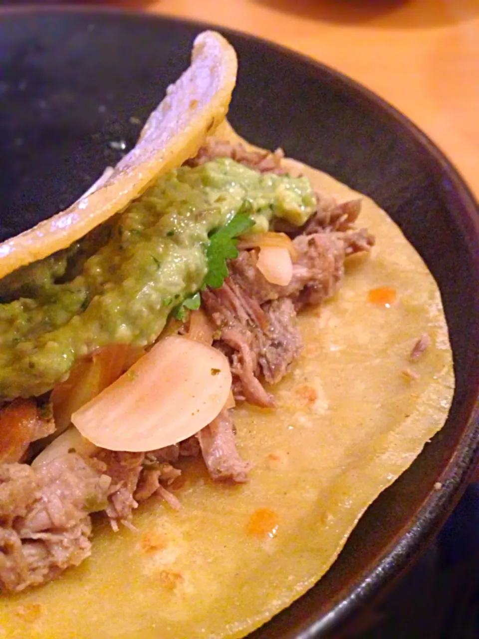 Snapdishの料理写真:Pork tacos ポークタコス|Funky Chefさん