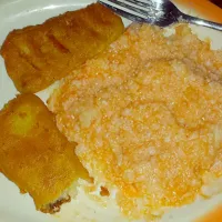 Beer Battered Fish with Buttered Grits