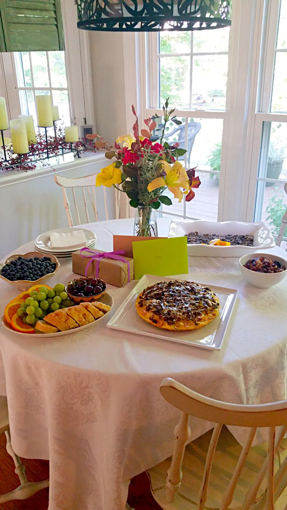 Happy #Father's Day. #butternut frittata with #orange #ginger hash browns and a fruit plate|Ellis Hechtさん