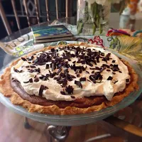 Snapdishの料理写真:French silk pie #averiecooks|Elle Bates Reuterさん