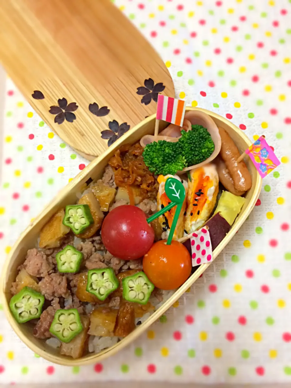 娘のお弁当～୧꒰๑͒•͈ꇵ͒•͈๑͒꒱୨ᵎᵎ✧|まぁちゃんさん