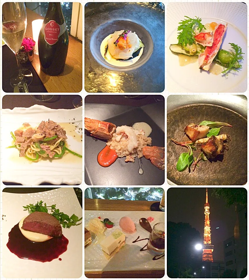 Snapdishの料理写真:1日前の Birthday Dinner|まるまさん