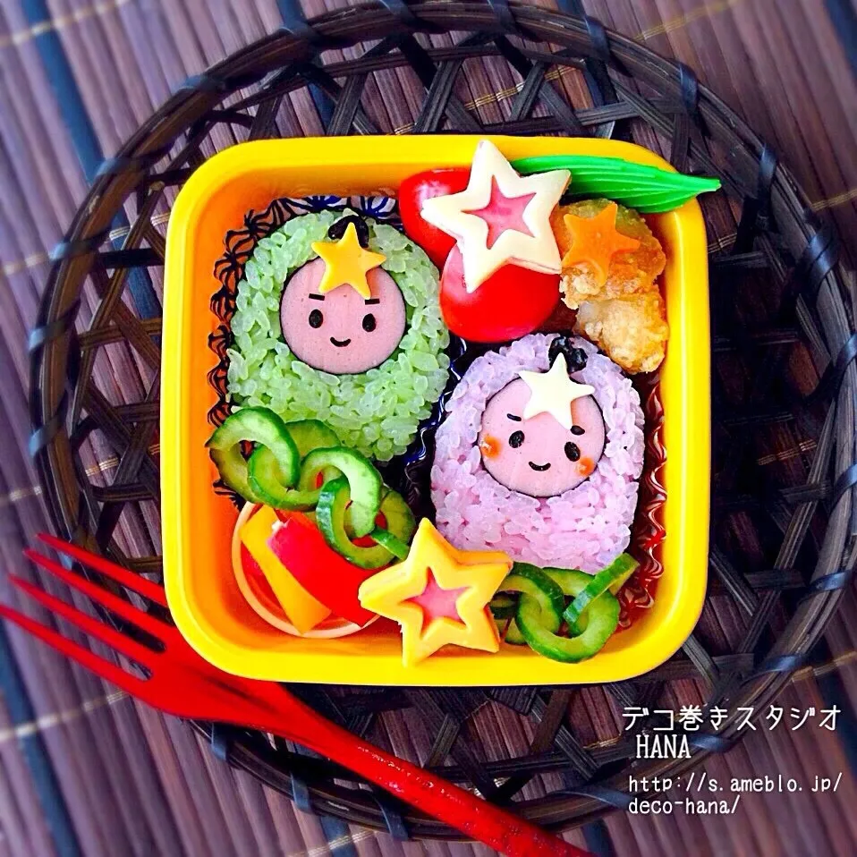 『織姫と彦星』の子ども弁当|さとみ (satomi_foodart)さん