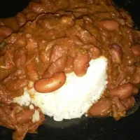 Red bean and rice seasoned with smoke turkey|Melvin Hewittさん