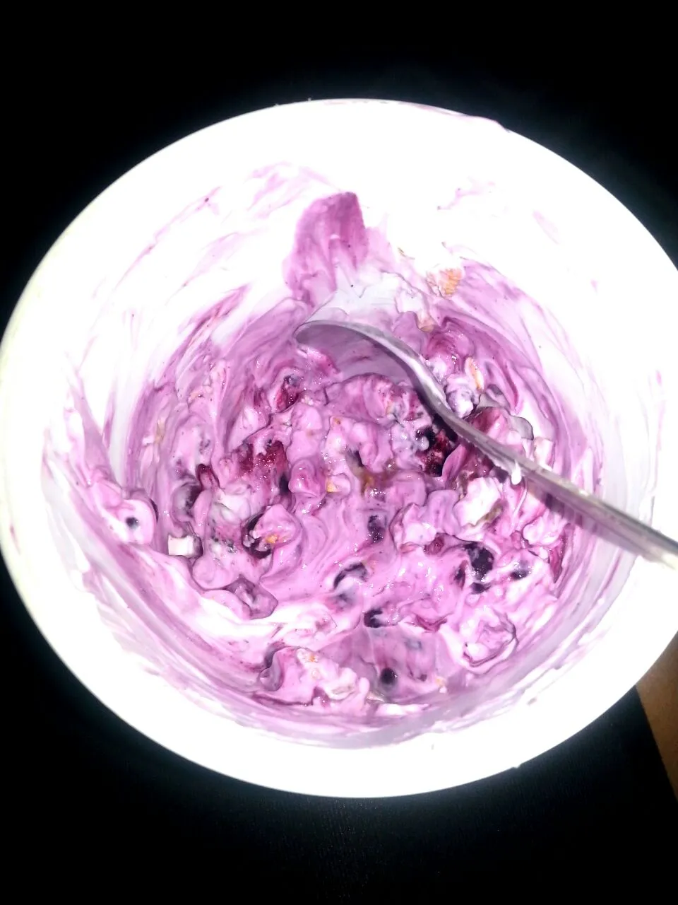 Greek yogurt, blueberries, museli mmm|Crystal Lemieuxさん