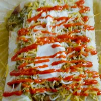 Snapdishの料理写真:Homemade Chile verde burritos|Donna Watersさん