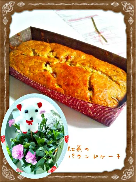 Snapdishの料理写真:紅茶のパウンドケーキ|みったんさん