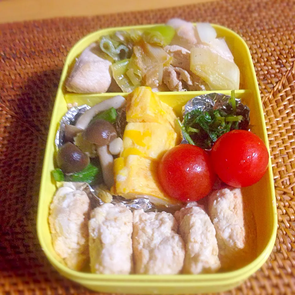 Snapdishの料理写真:旦那さん弁当|SakuSakuさん