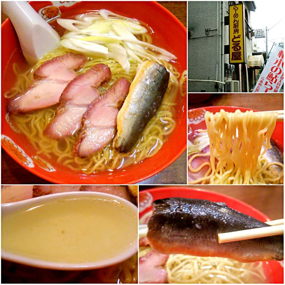 どる屋＠宇都宮
黄金の鮎らーめん 那珂川産天然鮎のコンフィ入り 1,200円
#ラーメン #栃木県宇都宮市 #宇都宮駅 #2015-174|しんたたさん