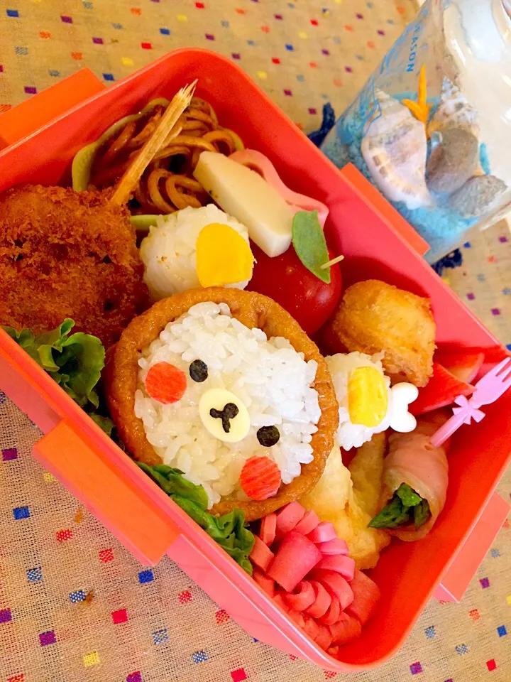 Snapdishの料理写真:リラックマお弁当|Yuki Kawasumiさん