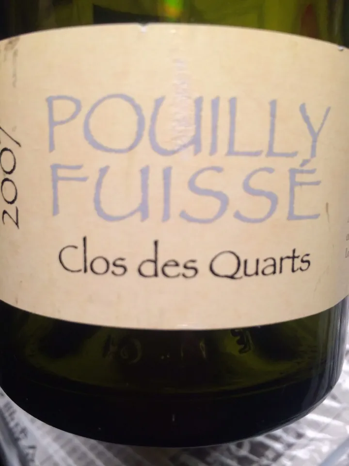 Olivier Merlin Pouilly-Fuissé clos des quarts|kuuneruさん