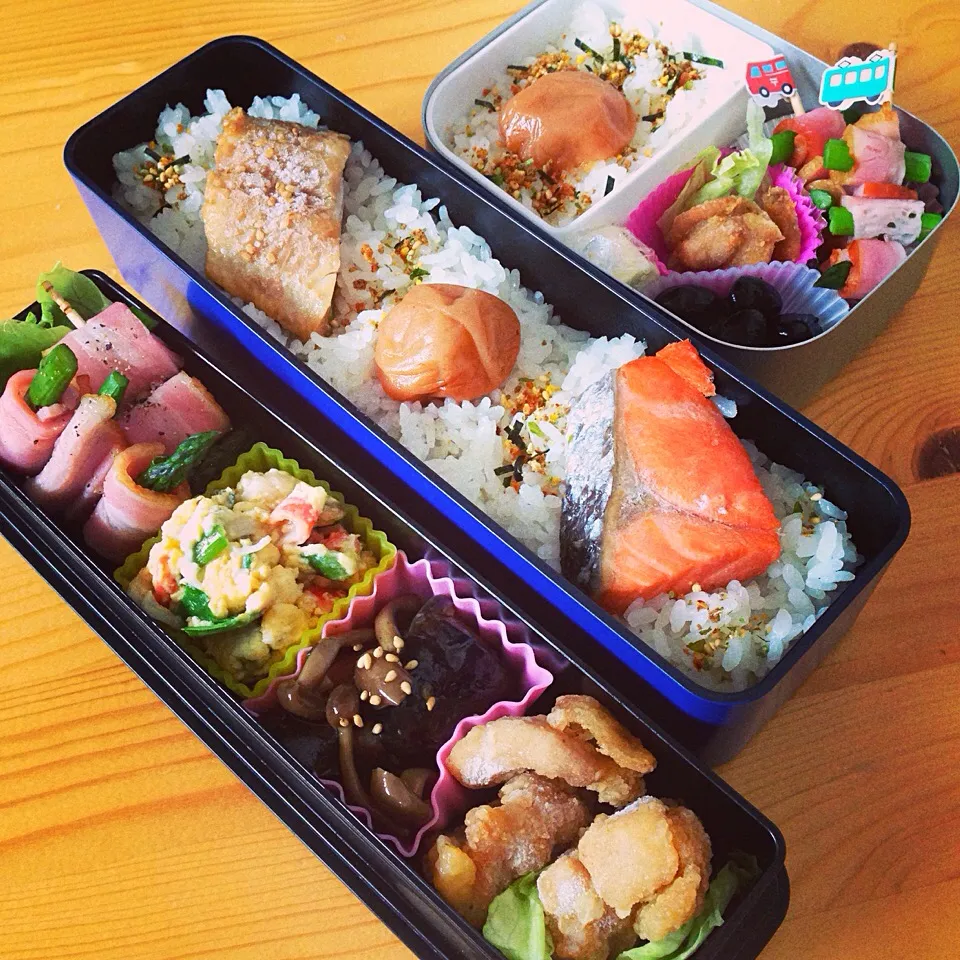 Snapdishの料理写真:6.23お魚弁当|まゆさん