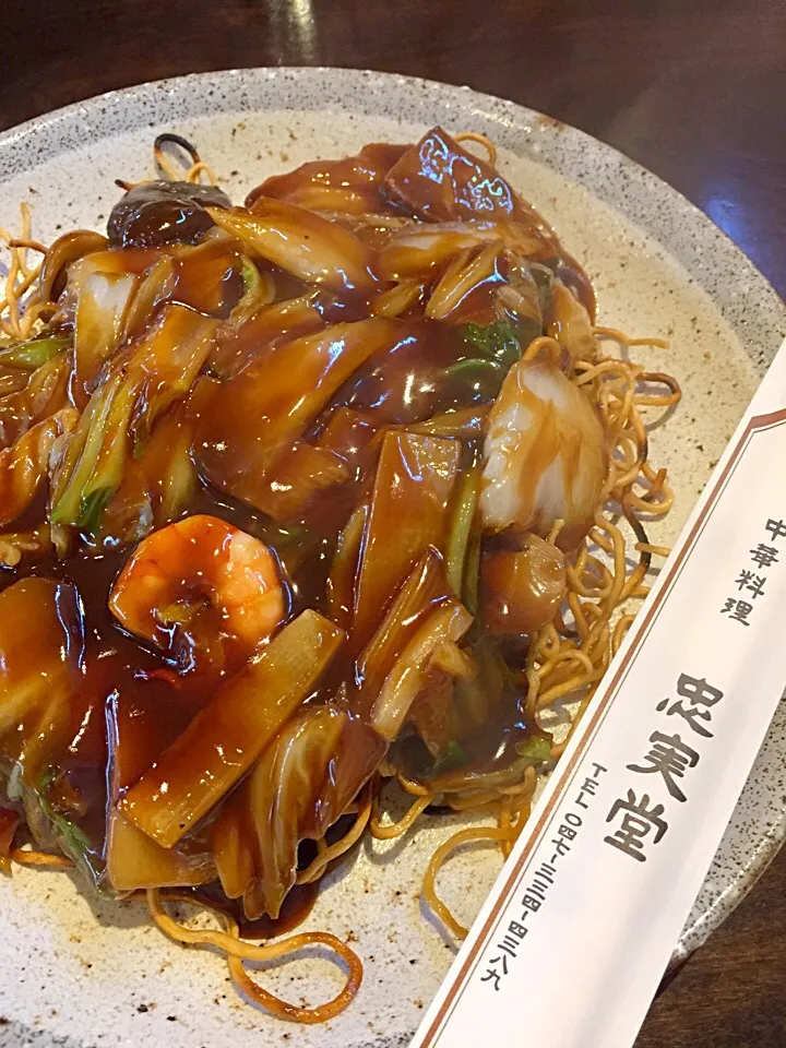 Snapdishの料理写真:五目あんかけ焼きそば|Noriyuki Saitoさん