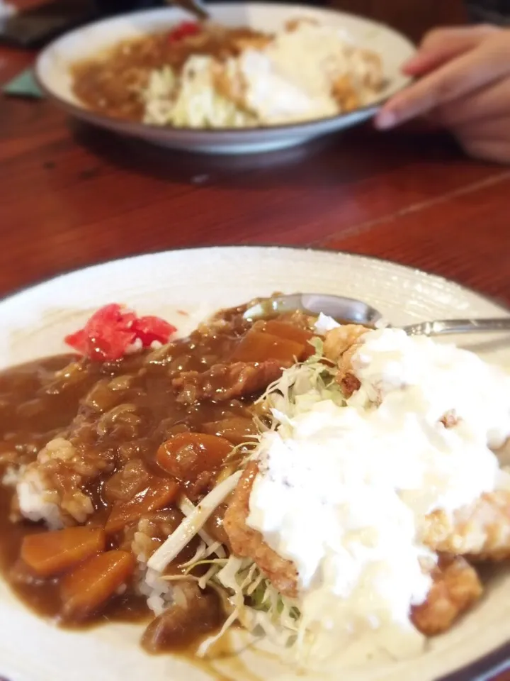 三丁目食堂のチキン南蛮カレー|Zenpuku Katsueさん