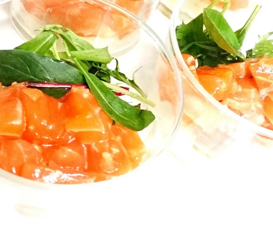 ワインの前菜にはこれ！！マッシュポテトとサーモン☆|Akooooさん