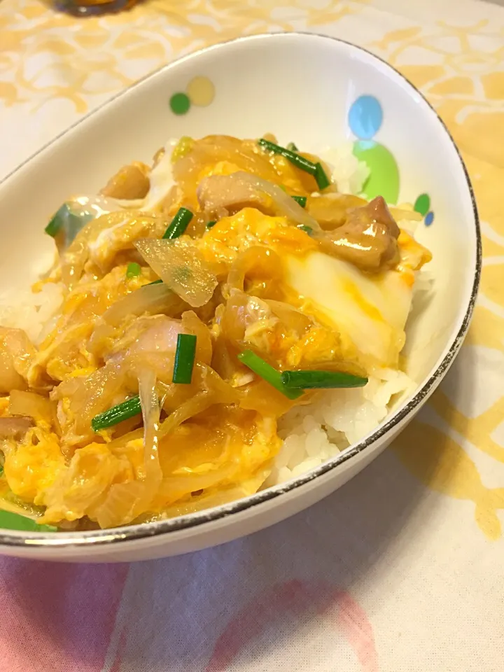 甘め親子丼(●♡ᴗ♡●)|さくたえさん