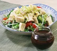 野菜と豆腐の中華風サラダ