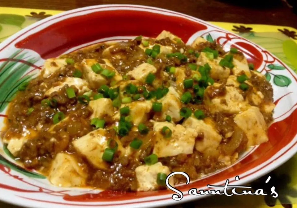 ✨MABO-DOUFU,tofu with spicy sauce😋麻婆豆腐for 晩ごはん🍚✨|🌺Sanntina🌺さん