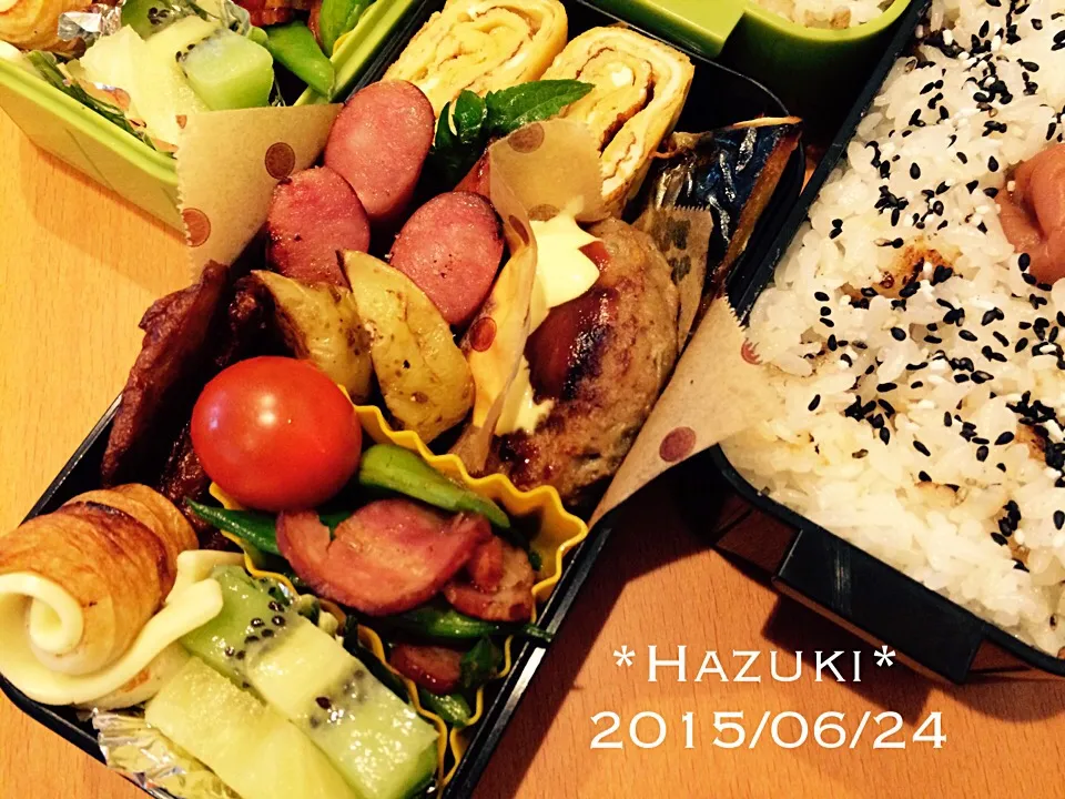 高校生息子弁当|Hazukiさん