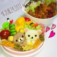 Snapdishの料理写真:リラックマ&コリラックマ♡