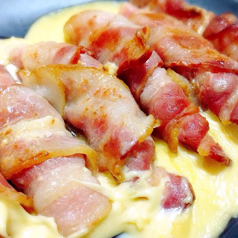 Cheese lover#Bacon stuffed with cheese|sandhiさん