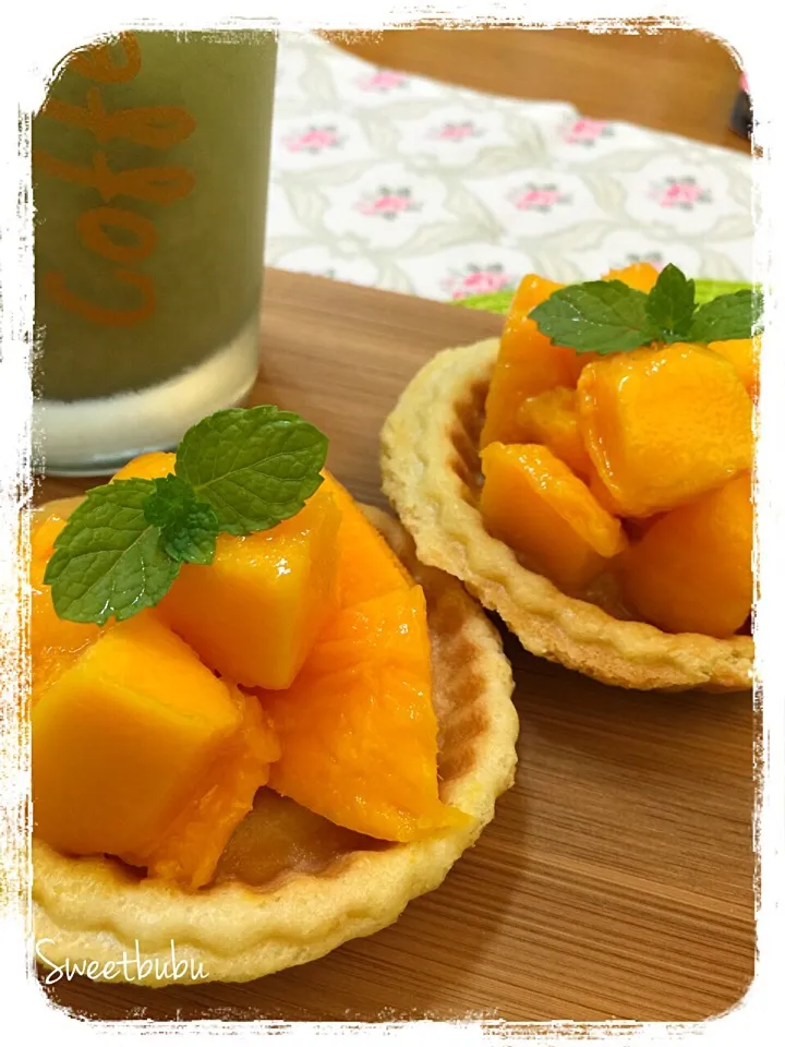 Mango tart • love summer 🌞|LivChenさん