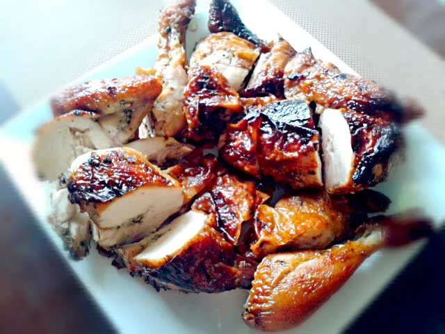 Roasted Whole Chicken © √√√|🌼 Pooja's Kitchenette 🌼さん