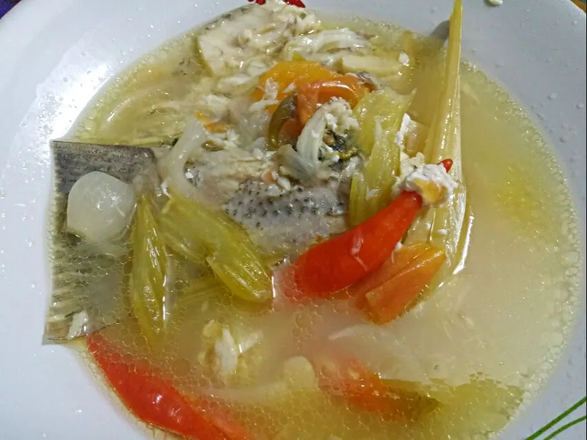 Sup Ikan Siakap ala Stim - Barramundi Fish Soup ala Steamed|FooDin'sさん