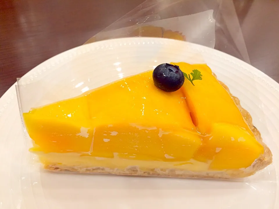 Snapdishの料理写真:✨マンゴーケーキ✨|あひごんさん