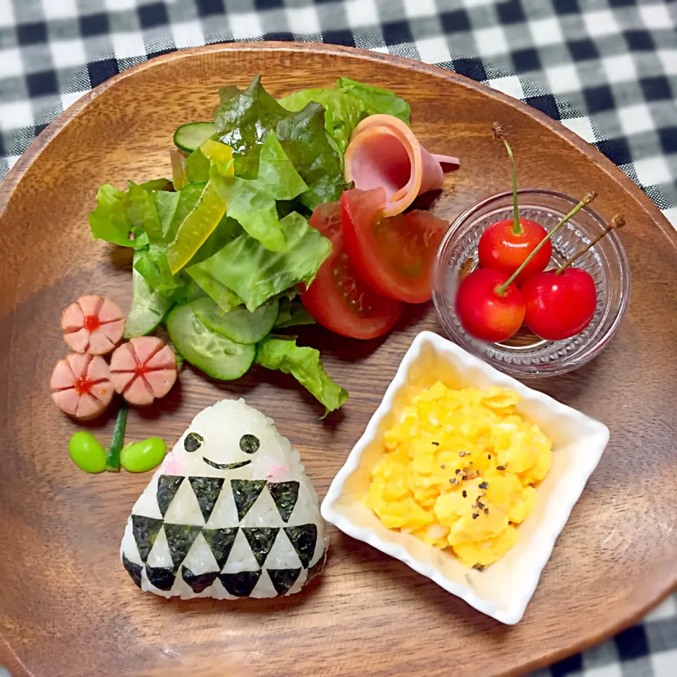 息子の朝食|キナリさん