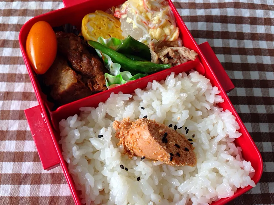 Snapdishの料理写真:6月25日 ガンバレ弁当|sakuramochiさん