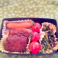 Snapdishの料理写真:息子弁当（旦那作）|Kaori Hyouzawaさん