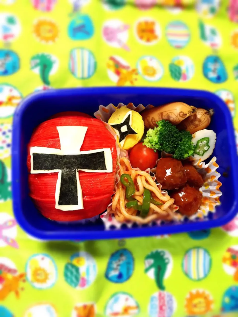 ニンニンジャー☆幼稚園お弁当|pink penguinさん